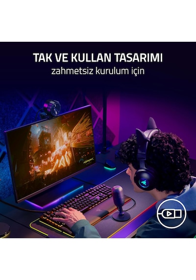 Razer Seiren V3 Mini Ultra Kompakt Usb Mikrofon Rz19-05050100-r3m