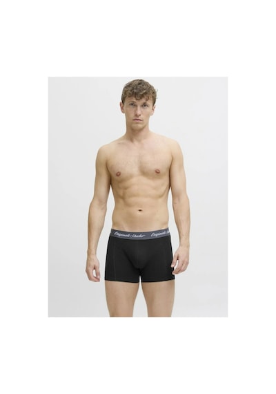 Jack & Jones Jacnorrebro 3'lü Paket Boxer 12287141 Siyah