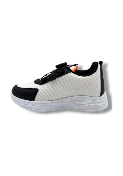 Pro Kids 5004-26 Anorak Akıllı Bağcıklı Anatomik Çocuk Sneaker Siyah Beyaz