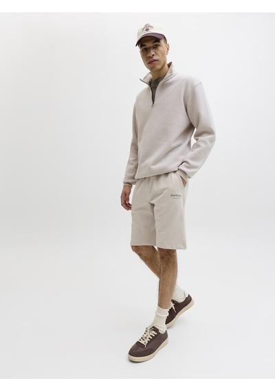Jack Jones Erkek Pamuklu Şort 12288638 Krem