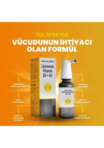Advancemax Lipozomal D3k2 Sprey