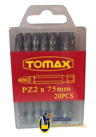 Tomax Pz2 X 75 Mm Bits Uç 20 Adet