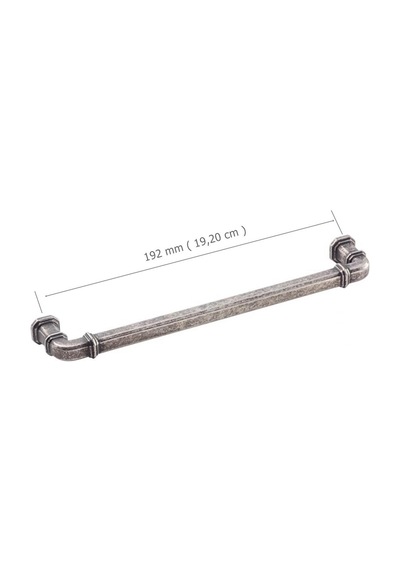 Doğanlar Gusto 192 mm Mobilya Kulp Olifka Antik Gümüş