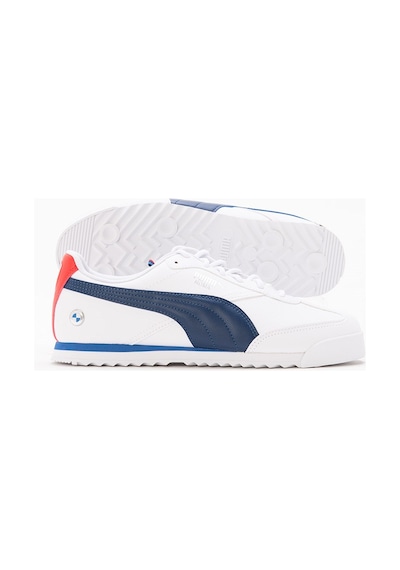 Puma Bmw Mms Roma Via Erkek Günlük Spor Ayakkabı 30709902 Beyaz - Mavi - Kırmızı