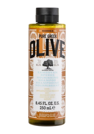 Pure Greek Olive Nourishing Shampoo 250 Ml - Kuru Ve Yıpranmış Saçlar İçin Şampuan Saf Zeytinyağı