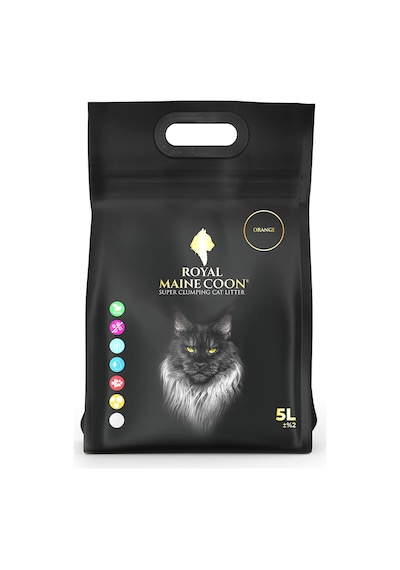 Royal Maine Coon Portakal Kokulu Perlit Kedi Kumu 5 L