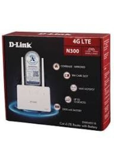 D-link Dwr-m921b Cat4 Lte 4g/hspa Wi-fi N300 5000mah Bataryalı Router