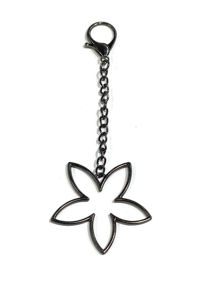 Karantuhafiye Metal Çanta Sallantı Süsü / 18 Cm / Slt3 Antrasit