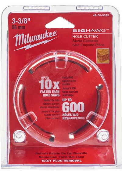 Milwaukee 86x60 Mm Bıghawg Ahşap Delik Testere - Panç