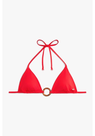 Tommy Hilfiger Kadın Üçgen Rp Turuncu Bikini Üstü-13346