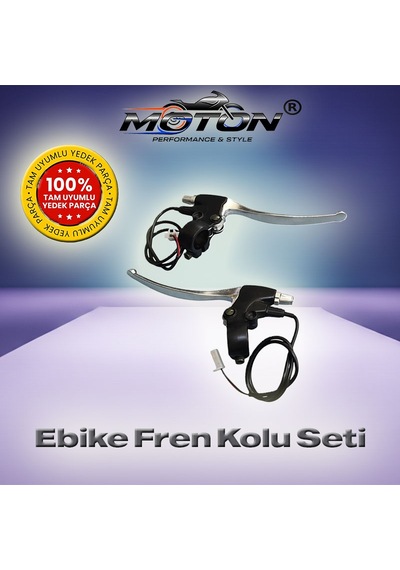 Elektrikli Bisiklet Alüminyum Fren Kolu Seti - Sağ / Sol Takım Sensörlü Motor Kesici Kablolu Diğer