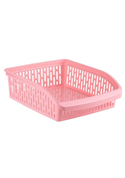 Dolap Ve Raf Düzenleyici Kompakt Cabinet And Shelf Organizer Compact Pembe