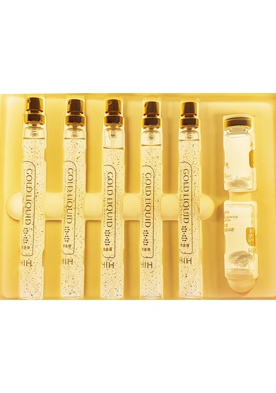 Gold Liquid Kolajen Serum 5 x 15 ML + Kolajen İp 10 CM 40 Adet