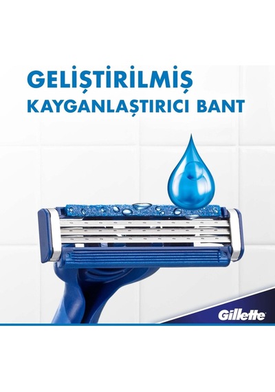 Blue3 Cool Tıraş Bıçağı 16 Adet + Gillette 250 Ml Köpük+ Seyahat Çantası