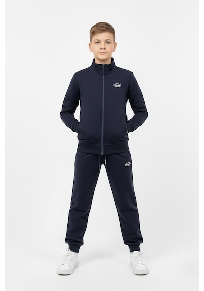 Fermuarlı Cepli Çocuk Unisex Eşofman Takımı-90927 Lacivert