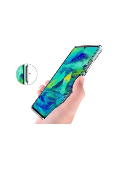 Samsung Uyumlu Galaxy A91 (S10 Lite) Kilif Seffaf Sararmaz Gard Silikon 405442988