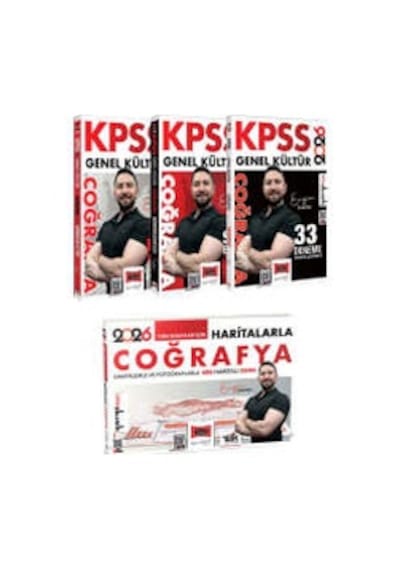 Yargı Yayınları 2026 Kpss Genel Kültür Coğrafya Konu - Soru - Deneme - Harita Seti Engin Eraydın