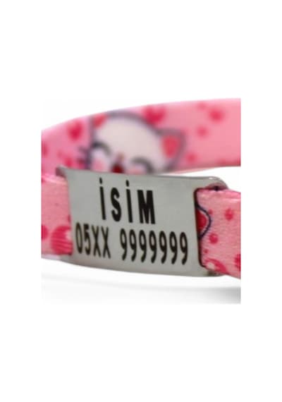 Caramelos Kedi Künyesi, Kedi Isimlik, Sallanmayan Isimlik, Isimli Kedi Tasması, Paslanmaz Çelik, Kedi Tasması Gümü Diğer