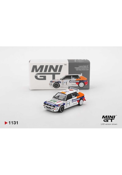 Mini Gt 1/64 1131 Lancia Delta Hf Integrale Evoluzione 1 1993 Rallye Monte-carlo