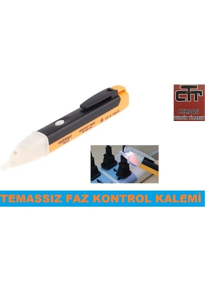 Temassız Faz Kontrol Kalemi Işıklı Ve Sesli Uyarılı