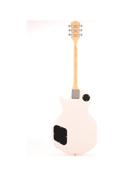 Angel Aelg200-wh Beyaz Elektro Gitar Les Paul Tipi Kasa Set-nec