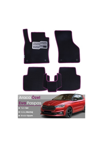 Skoda Fabia 4 2021-2025 Uyumlu Eva Paspas Tam Set Oto Paspas,araca Özel,kolay Montaj 117