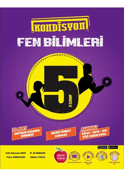 Newton 5. Sınıf Kondisyon Fen Bilimleri Haftalık Kazanım Denemesi