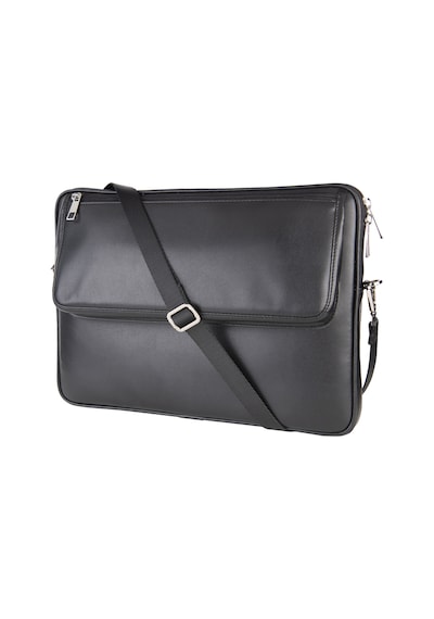 2k S.deri Laptop Çantası,tablet Çantası,13.3'' İnç,vegan,omuz Ve Valiz Askılı,aksesuar Ve Evrak Cepli,24 34 2 Cm.,siyah Laptop Çantası
