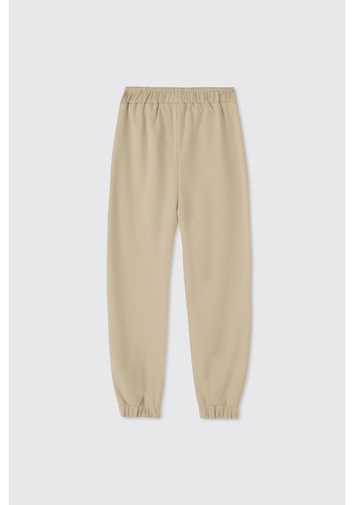 Panço Erkek Çocuk Bej 3'lü Pijama Takımı Krem