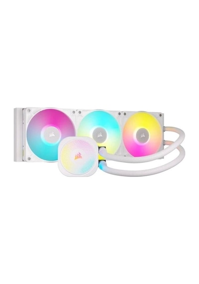 Corsaır 360mm Tıtan 360rx Lcd Cw-9061021-ww Am5-1851p Rgb Sıvı Soğutmalı İşlemci Fanı Beyaz