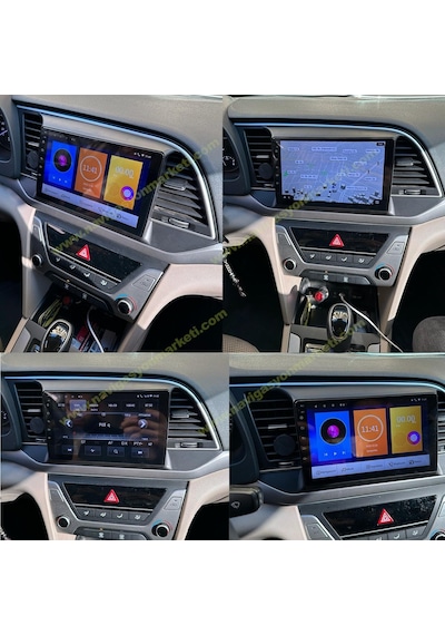 Snp Serisi Hyundai Elantra 2015 İle 2018 Uyumlu 9 İnç Android Multimedya Sistemi 4-64 Gb Hafıza Carplay Android Auto Ve Geri Görüş Kamerası 9"