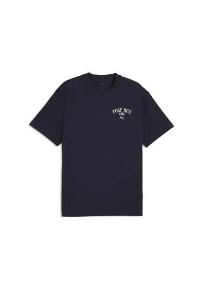 Puma Graphıc Puma Cafe Tee Lacivert Erkek T-shirt