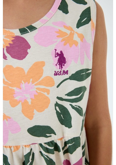 U.s. Polo Assn. Kız Çocuk Mor Elbise 5274-49863 Mor