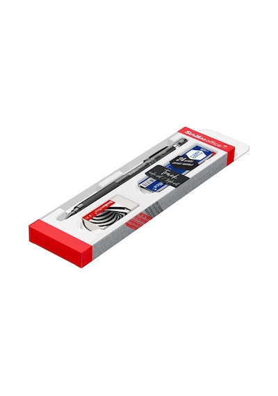 Scrikss Track Siyah 0.7 Mm Mekanik Kurşun Kalem Üçlü Set Siyah