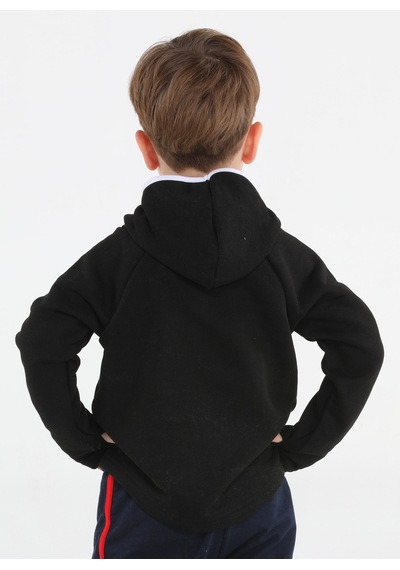 Casabony Ninja Casa Baskılı Siyah Unisex Sweatshirt-siyah Siyah