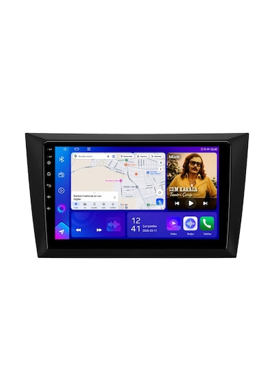 Volkswagen Golf 2009-2012 Android Multimedya Carplay Android Auto Navigasyon 8gb Ram 128gb 9"