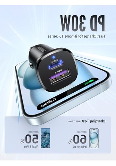 30w 2 Portlu Araç İçi Usb Şarj Adaptörü