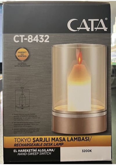 Cata Ct-8432 Tokyo Şarjlı Masa Lambası 3200k
