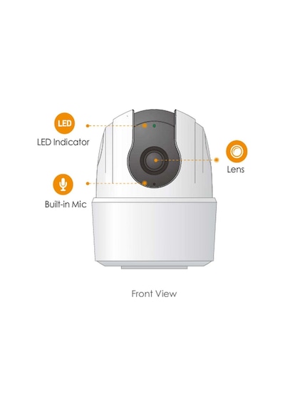 Imou 3 Mp Iç Ortam Kablosuz Pt Kamera Ranger 2c Ipc-k2ecp-3h1w