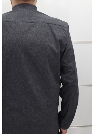 Cliente Dmctekstil Erkek Düz Klasik Kesim Rahat Kalıp Tek Cepli Kışlık Kaşmir Gömlek Siyah Cliente Dmctekstil Erkek Düz Klasik Kesim Rahat Kalıp Tek Cepli Kışlık Kaşmir Gömlek Siyah