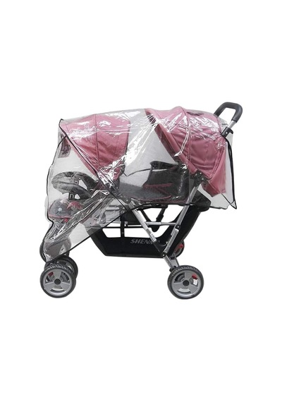 İkizler İçin Evrensel Bebek Arabası Yağmurlukları Bebek Arabası Su Geçirmez Buggy Bebek Arabası Yağmurluk Rüzg Genel