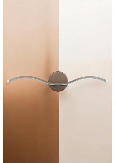 Diana Modern Tasarım Kahverengi Renk Gün Işığı Ledli Banyo - Mutfak - Salon Led Duvar Aplik Diğer