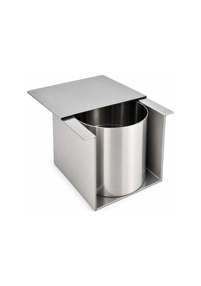 Fida Geometrik Silindir Kruvasan Kalıbı, 86x H 6 Cm Gümüş