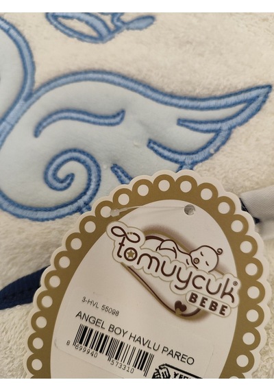 Bebek Banyo Havlusu %100 Pamuklu Başlıklı Bebek Bornoz Pareo Yenidoğan Hediyelik Yumuşacık Nakışlı 12 - 36 Ay