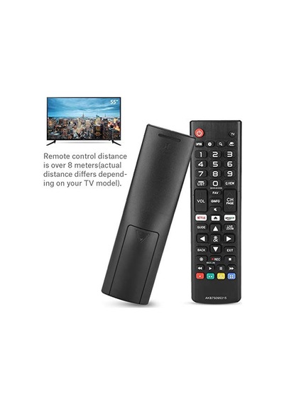 Için Evrensel Tv Uzaktan Kumanda Abs Yüksek Hassasiyetli Uzun Mesafe Akıllı Uzaktan Kumanda Yedek Akb75095315