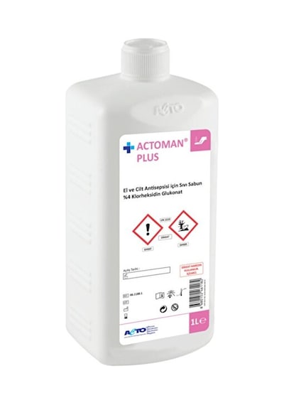 Man Plus 1l El Ve Cilt Antiseptiği Için Sıvı Sabun
