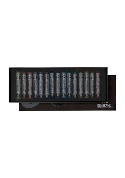 Rembrandt Soft Pastel Boya 15'Li Dark Colours Tam  Boy
