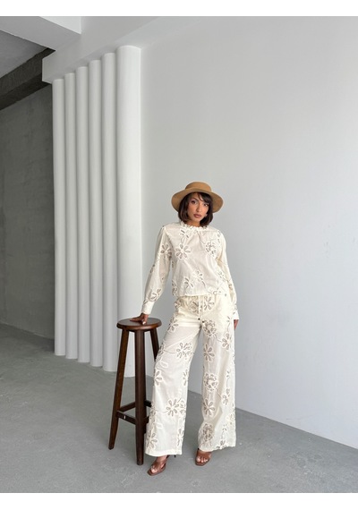 Verymoda Süzüneli Pantolon F1950 Desen 1
