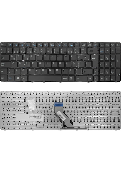 Casper Uyumlu Nirvana Mt50-3s4400-s4s6 Klavye Tr Siyah