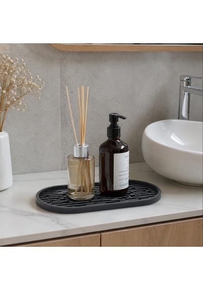 Silikon Çok Amaçlı Organizer, Siyah, Mutfak Banyo Yatak Odası İçin, 24.2x11.1x1.1cm Çok Renkli